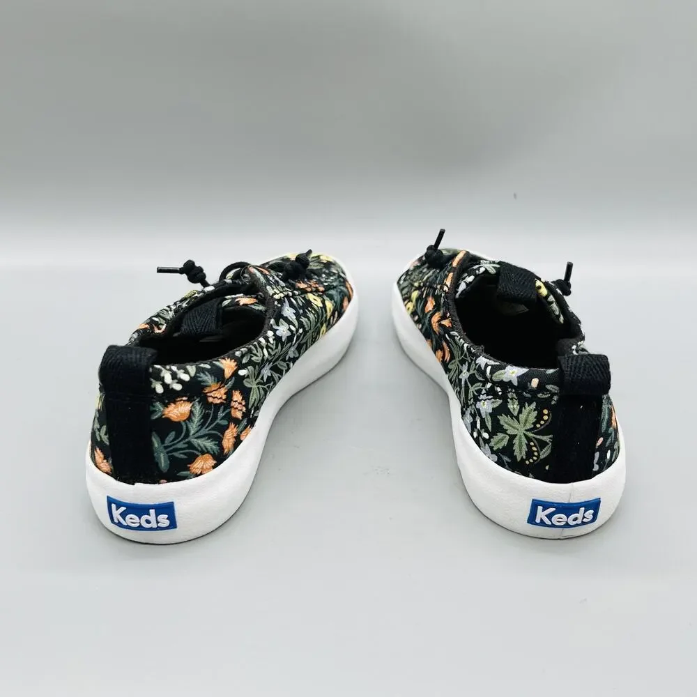 Keds Rifle Paper Co Shoes Womens 5 Multicolor Canvas Floral Platform Sneakers